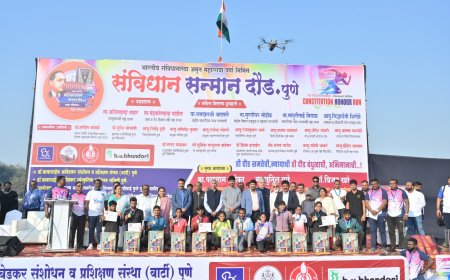 संविधान सन्मान दौड 2025 ला पुणेकरांचा उत्स्फूर्त प्रतिसाद