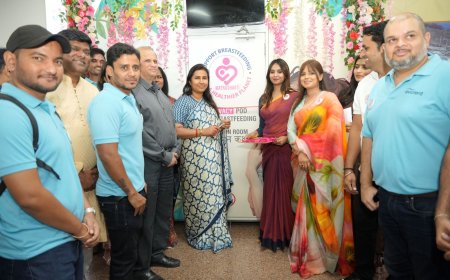 जिल्हा न्यायालय मेट्रो स्थानकातील 'मातृशक्ती नर्सिंग पॉड' चे लोकार्पण..