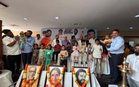 शिवसेना वैद्यकीय मदत कक्षाच्या वतीने हृदयाला छिद्र असलेल्या तब्बल ११५ मुलांची 2D इको तपासणी संपन्न