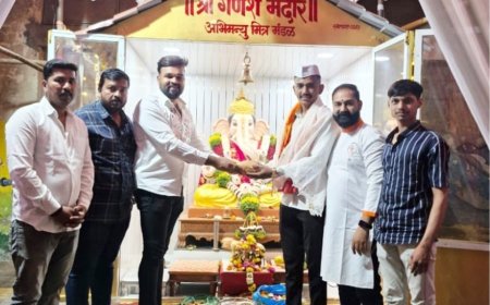 भारतीय रायफल शूटिंग संघात निवड झाल्याबद्दल तेजस वाघेरे याचा सन्मान...