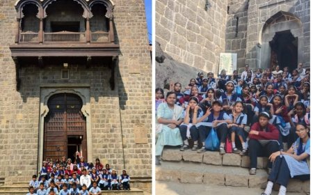 पिंपरी चिंचवड महापालिकेच्या शाळेतील ५ हजार विद्यार्थ्यांनी ‘शिवसृष्टी थीम पार्क’ला दिली भेट..!