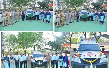 फिरते  सायबर दूत " वाहनाचे लोकार्पण सोहळा संपन्न. सायबर सेल, गोंदिया चे स्तुत्य उपक्रम