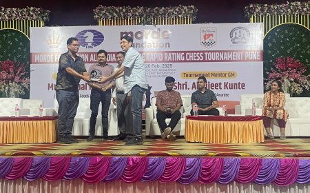 उद्योजक वैभव बाकलीवाल यांचे पहिल्याच रेटेड बुद्धिबळ स्पर्धेत 1812 FIDE रेटिंग