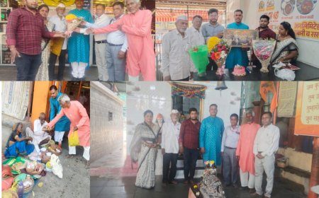 प्रेस संपादक पत्रकार सेवा संघ लातूर जिल्हा शाखेच्या वतीने गरजूना  फळांचे वाटप