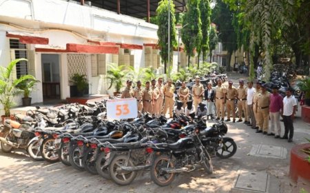 दुचाकी चोरणाऱ्या तीन सराईतांना अटक, २६ लाखांच्या ५३ दुचाकी जप्त; पिंपरी चिंचवड पोलिसांची मोठी कामगिरी...