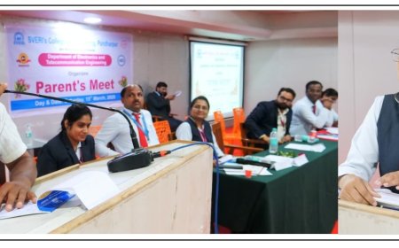 स्वेरीच्या ‘इलेक्ट्रॉनिक्स अँड टेलिकम्युनिकेशन इंजिनिअरिंग’मध्ये पालक मेळावा संपन्न