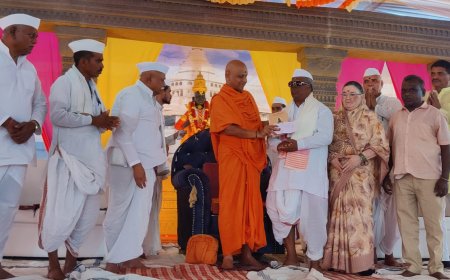 सदगुणांना प्रतिष्ठा मिळवून देण्याचे काम समाजाकडून झाले पाहिजे - स्वामी गोविंददेव गिरी महाराज