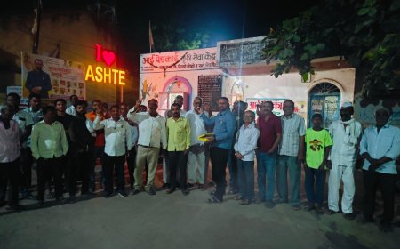 विधान परिषदेवर व चंद्रकांत रघुवंशी यांची निवडीमुळे फटाक्याची आतिषबाजी करून जल्लोष साजरा