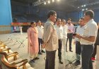 शिवछत्रपती राज्य क्रीडा पुरस्कार वितरण समारंभ स्थळाची क्रीडा मंत्री दत्तात्रय भरणे यांच्याकडून पाहणी