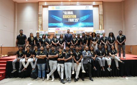 ग्लोबल एजुकेशन फेअर 2025 ला विद्यार्थी, पालकांचा उत्स्फूर्त प्रतिसाद