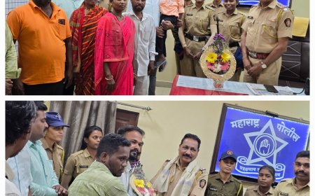 लहान बालीकेचा अवघ्या दोन तासात शोध घेवून आई वडीलांचे केले स्वाधिन, उपस्थितांनी बिबवेवाडी पोलीसांचे मानले आभार