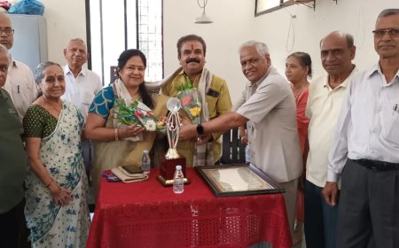 क्रिएटिव्ह फाउंडेशन आणि ग्लोबल ग्रुपच्या वतीने ज्येष्ठ नागरिक संघांना उपयोगी वस्तू देण्याच्या उपक्रमाचा शुभारंभ