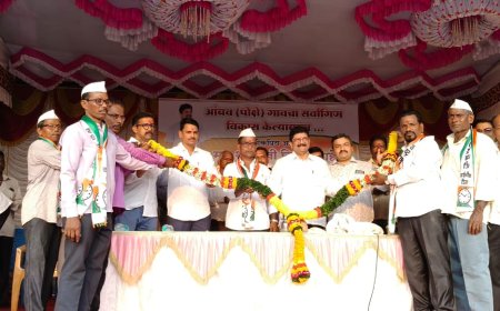 आ. शेखर निकम यांचा आंबव पोंक्षे येथे भव्य सत्कार संपन्न