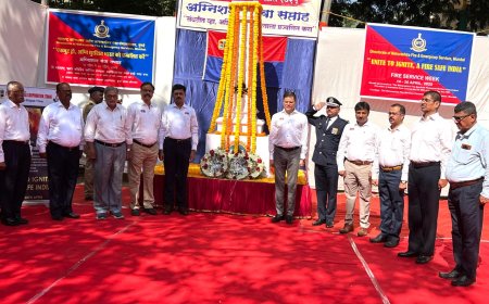 ठाणे महापालिका क्षेत्रात अग्निशमन सेवा सप्ताहास आरंभ