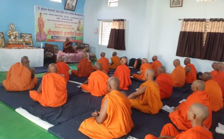 पुसद येथे बौध्दाचार्य श्रामणेर शिबिराचे आयोजन