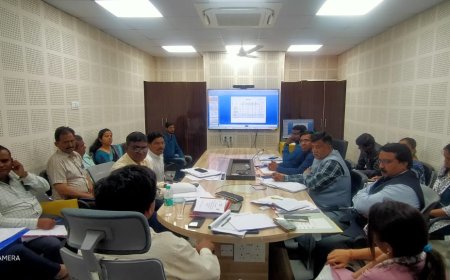 जिल्हाधिकारी राहुल गुप्ता यांनी घेतला जिल्हा आरोग्य विभागाचा आढावा