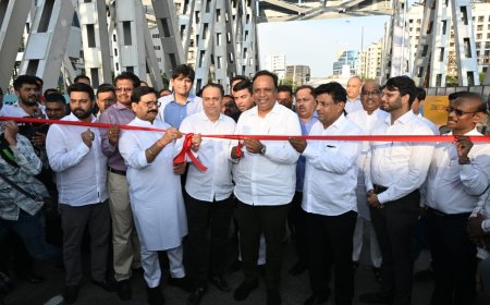 गोखले पुलाचे भाजप मंत्री आणि मुंबई उपनगर पालकमंत्री आशिष शेलार यांच्या हस्ते उद्घाटन