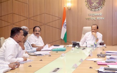 उपमुख्यमंत्री अजित पवार यांच्या अध्यक्षतेखालील बैठकीत शेतकरी हितरक्षण, व्यापाऱ्यांकडून करवसुली, सुरक्षेवर चर्चा...