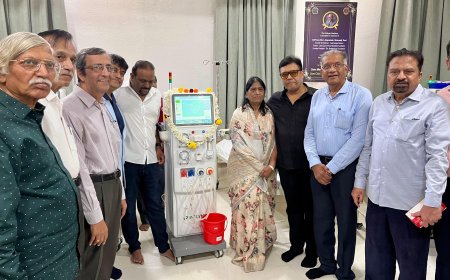 गोयल कुटुंबाकडून मानवसेवेला समर्पित योगदान — लायन्स क्लब आय फाउंडेशन हॉस्पिटलला डायलिसिस मशीन भेट