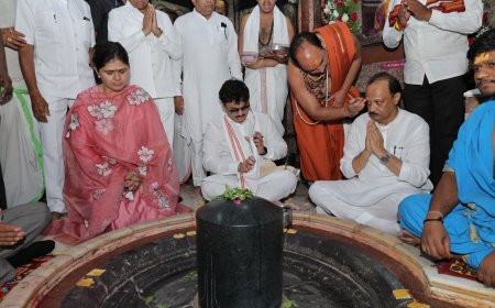 उपमुख्यमंत्री अजित पवार यांनी घेतले प्रभु वैद्यनाथाचे दर्शन