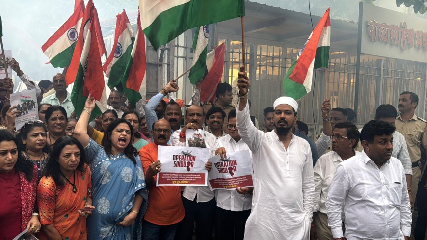 'ऑपरेशन सिंदूर'नंतर शिवसेनेकड़ून जल्लोष