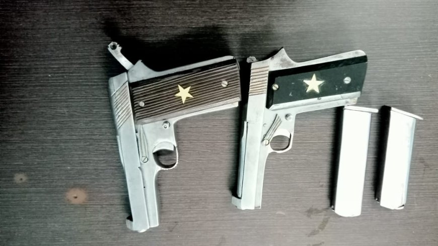खिर्डी येथील युवकांकडून दोन गावठी पिस्तूल हस्तगत..