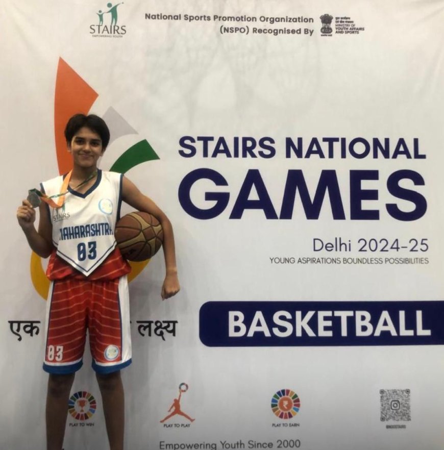 नॅशनल बास्केटबॉल स्पर्धेत ढोले पाटील स्कूल फॉर एक्सलन्सच्या  श्रद्धा चरखचे यश