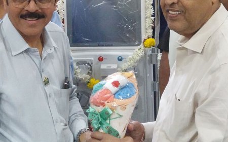 लायन्स क्लब मेडिकल हबला बंसल कुटुंबाकडून डायलिसिस मशीन भेट