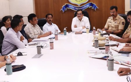 पनवेल महापालिकेच्यावतीने बकरी ईद सणाच्या पार्श्वभूमीवरती नियोजन बैठक संपन्न