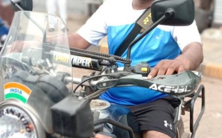 किडनी ट्रान्सप्लांटनंतर देशभर बाइकवर फिरून जनजागृती करणारे विनोद विश्वकर्मा