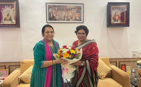 उपसभापती डॉ. नीलम गोऱ्हे यांची राष्ट्रीय महिला आयोगाच्या अध्यक्षा विजया रहाटकर यांच्याशी सदिच्छा भेट