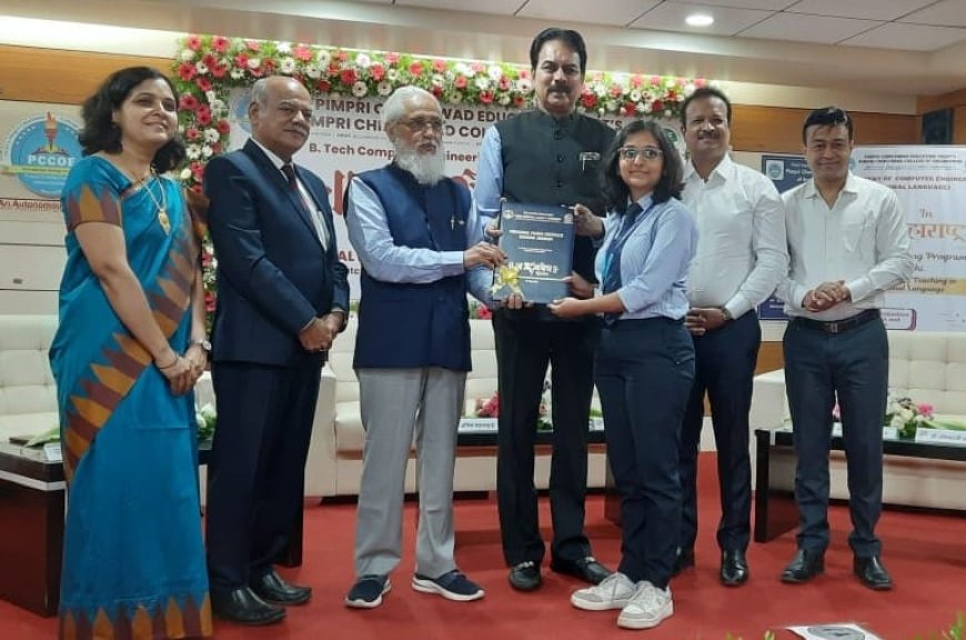 पीसीसीओईच्या मराठी भाषेतील संगणक अभियांत्रिकीच्या पहिल्या तुकडीचा 'अश्वमेध २०२५'  पदवी प्रदान समारंभ उत्साहात
