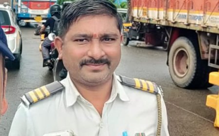 नवी मुंबई अपघात; पोलीस कॉन्स्टेबलला चिरडले