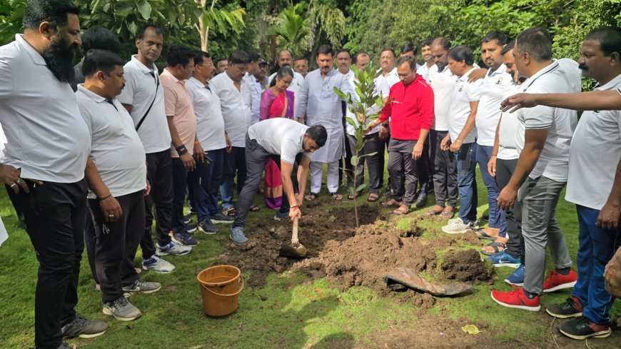 अजितदादा पवार यांच्या वाढदिवसानिमित्त पिंपरी चिंचवड शहरात विविध ठिकाणी वृक्षारोपण