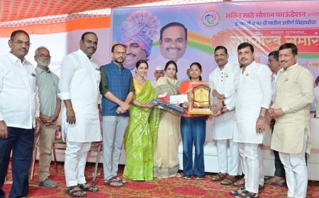 सचिन साठे सोशल फाऊंडेशन तर्फे गुणवंत विद्यार्थ्यांचा गुणगौरव सोहळा संपन्न; उपक्रमाचे २१वे वर्ष.