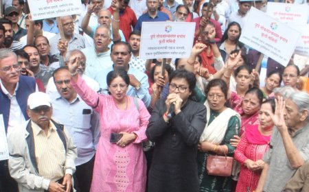 स्वतःच हक्काचं, स्वप्नातलं घरं लवकर मिळावं म्हणून लोकमान्यनगर वासियांचा संताप