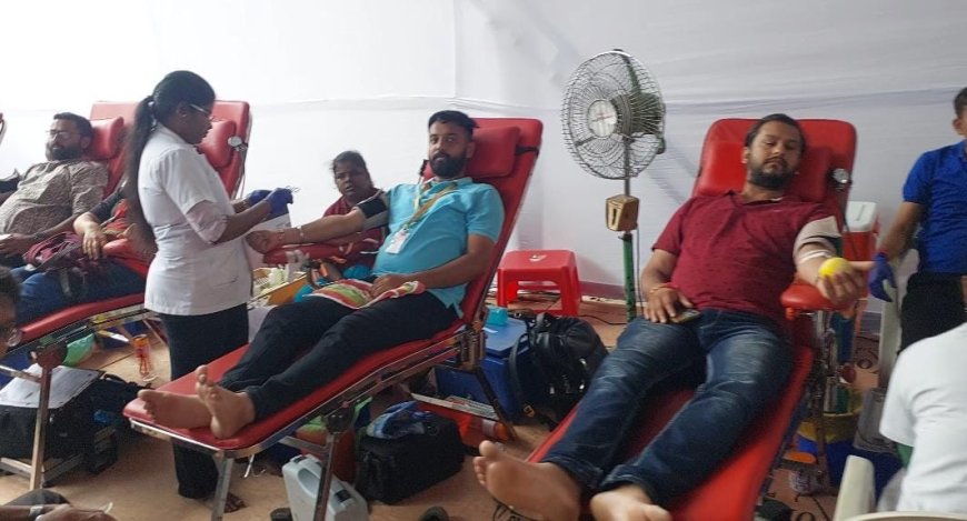  २१८ जणांनी  रक्तदान करून श्री कसबा गणपती मंडळाची अभिनव सेवा परंपरा कायम