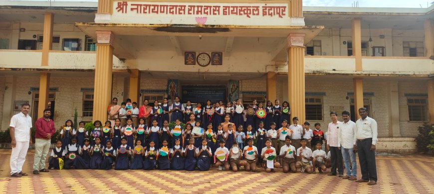 हर घर तिरंगा अभियानास इंदापूरात उत्सर्फूत प्रतिसाद-मुख्याधिकारी रमेश ढगे