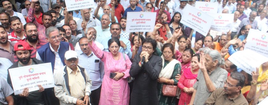 स्वतःच हक्काचं, स्वप्नातलं घरं लवकर मिळावं म्हणून लोकमान्यनगर वासियांचा संताप