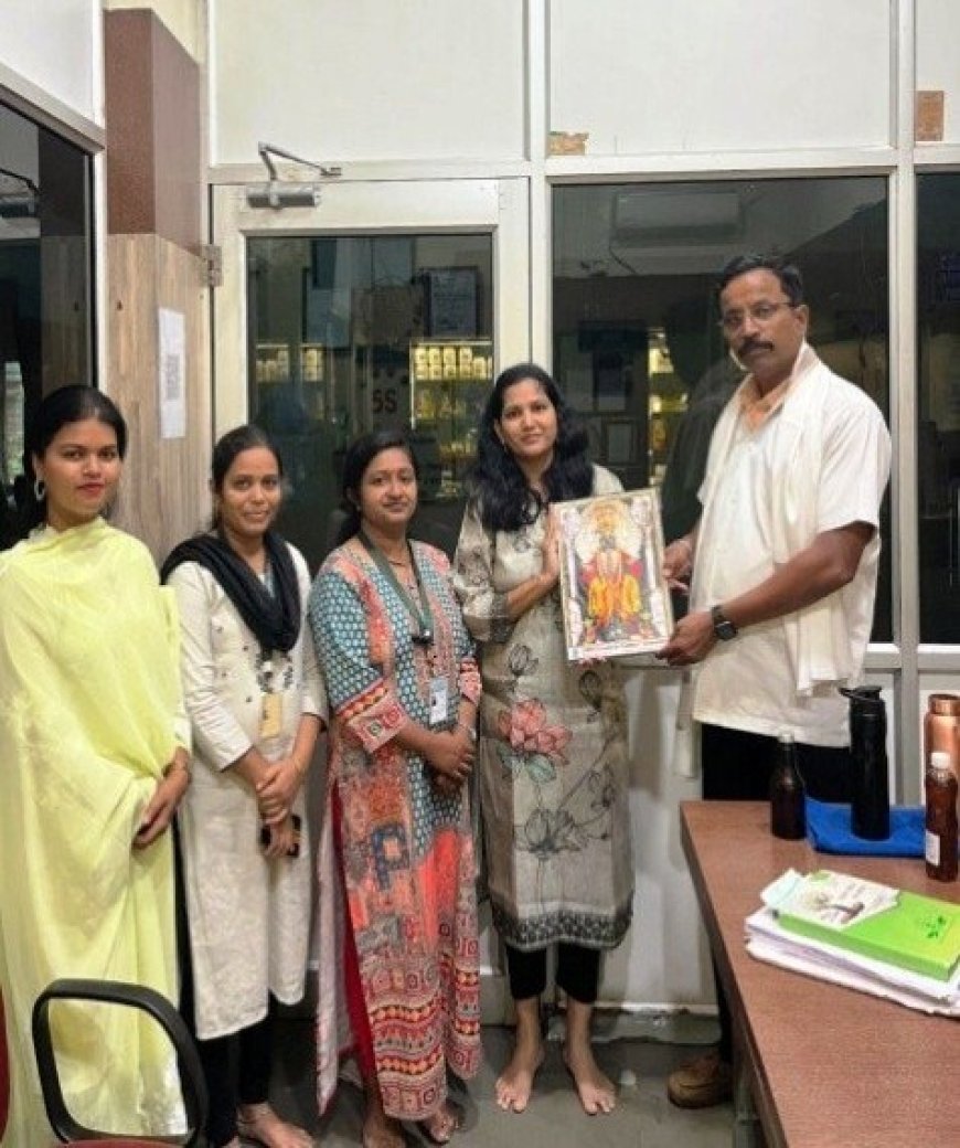 स्वेरी फार्मसीच्या प्राध्यापिकांची कोल्हापूरच्या एस.जी. फायटो फार्मा उद्योगाला सदिच्छा भेट