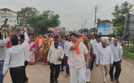 काँग्रेसच्या एआय व्हिडिओविरोधात गोंदियात भाजपचे आंदोलन