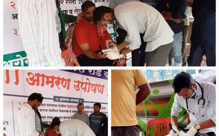  वाघोली-बकोरी रोड बनविण्यासाठी आमरण उपोषणाचा  तिसरा दिवस