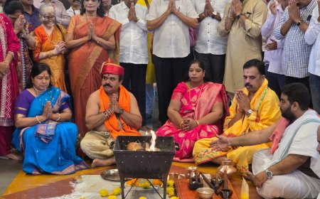 पंतप्रधान नरेंद्र मोदी यांच्या वाढदिवसाच्या निमित्ताने मार्कंडेय यज्ञ संपन्न - संदीप खर्डेकर, विश्वजित देशपांडे यांचे संयोजन.