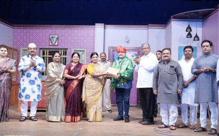 लोकप्रिय अभिनेते "प्रशांत दामले" यांचा विक्रमी 13333 वा प्रयोग 16 नोव्हेंबर ला होणार - ना. चंद्रकांतदादा पाटील.