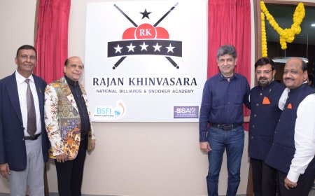 पद्मश्री आणि खेलरत्न पुरस्कार प्राप्त गीत सेठी यांच्या हस्ते या राष्ट्रीय अकादमीचे उद्घाटन संपन्न !!