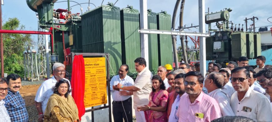 आमदार विनोद अग्रवाल यांच्या हस्ते 10 एमव्हीएचे दोन नवे पॉवर ट्रान्सफॉर्मर सुरू..