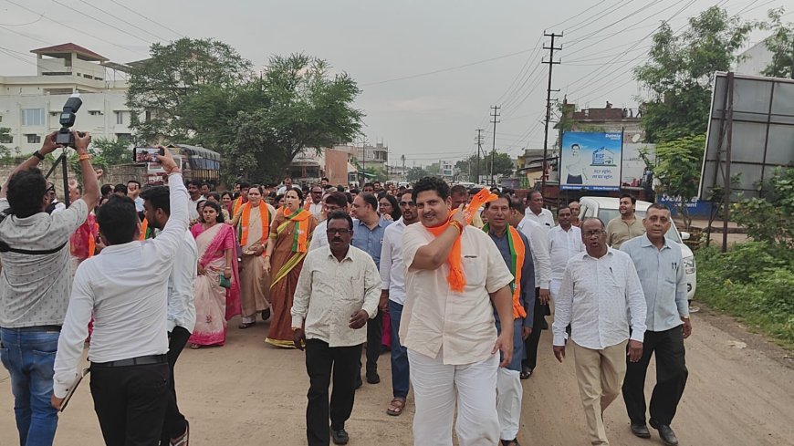 काँग्रेसच्या एआय व्हिडिओविरोधात गोंदियात भाजपचे आंदोलन