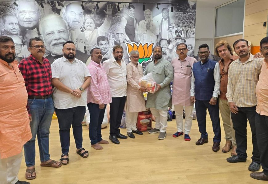 पूरग्रस्तांच्या मदतीसाठी पुणे भाजपा व्यापारी आघाडीचा पुढाकार