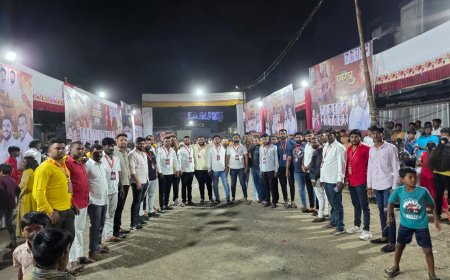 नवरात्रीचे औचित्य साधून दिनेश अण्णा कुर्‍हाडे यांनी पालिकेच्या निवडणूकीचे प्रभाग क्रमांक आठ मधून फुंकले रणशिंग..