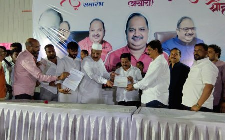 महाराष्ट्र राज्य माथाडी ट्रान्सपोर्ट सुरक्षारक्षक व जनरल कामगार संघ (रजि)कार्यालयाचे उत्साहात उद्घाटन